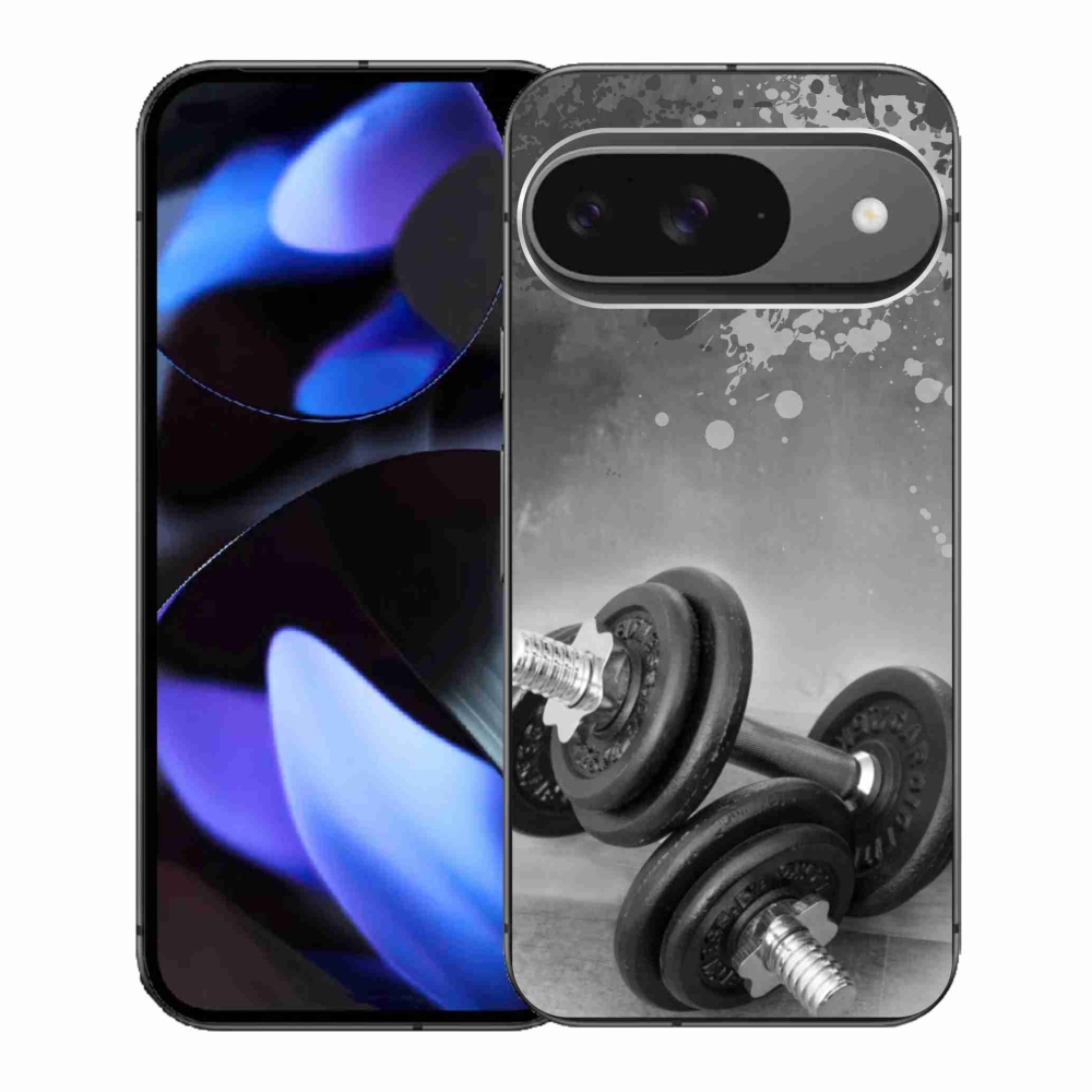 Gélový kryt mmCase na Google Pixel 9 - činky 1