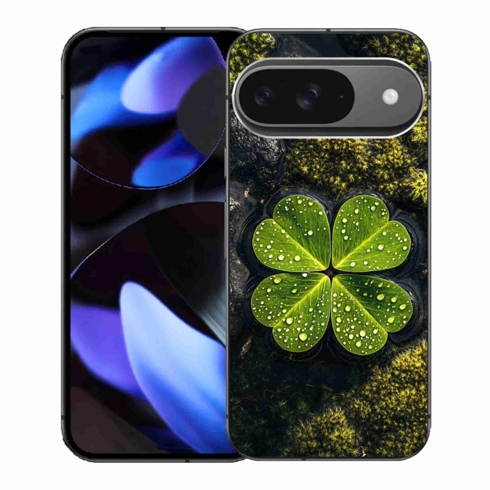 Gélový kryt mmCase na Google Pixel 9 - štvorlístok