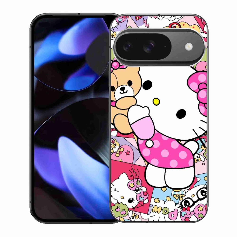 Gélový kryt mmCase na Google Pixel 9 - cute kitty