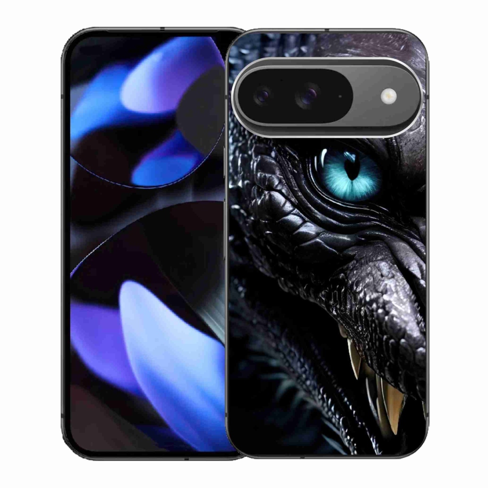 Gélový kryt mmCase na Google Pixel 9 - dračí pohľad