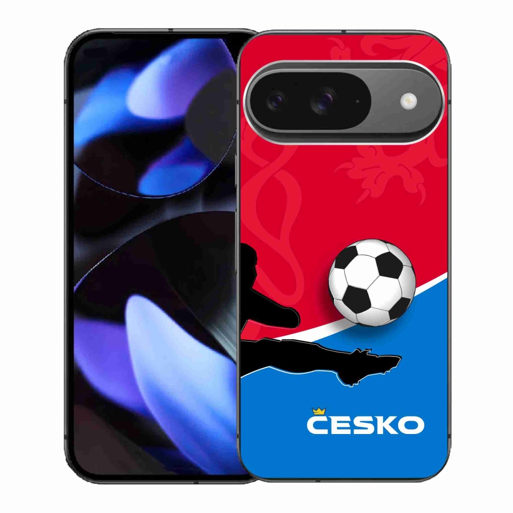 Gélový kryt mmCase na Google Pixel 9 - futbal Česko 2