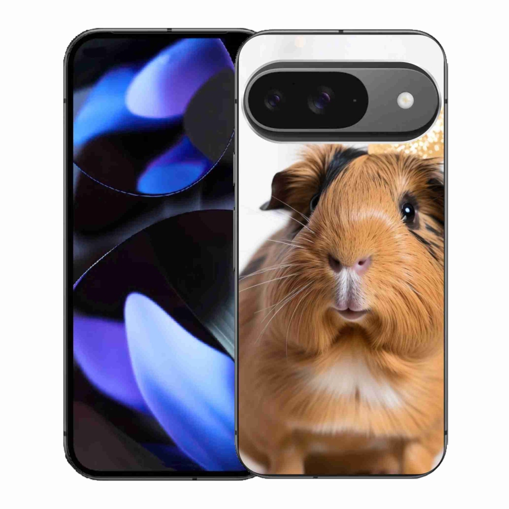 Gélový kryt mmCase na Google Pixel 9 - hnedé morča
