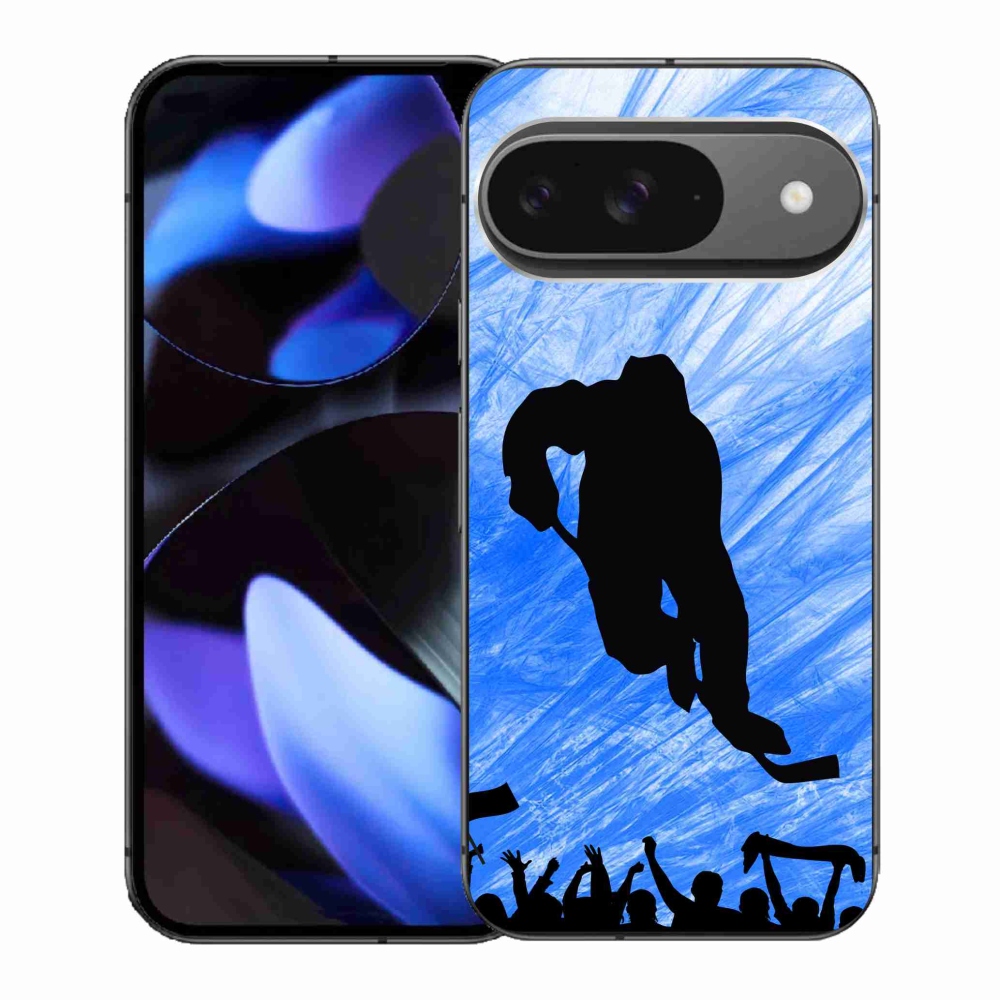 Gélový kryt mmCase na Google Pixel 9 - hokejový hráč