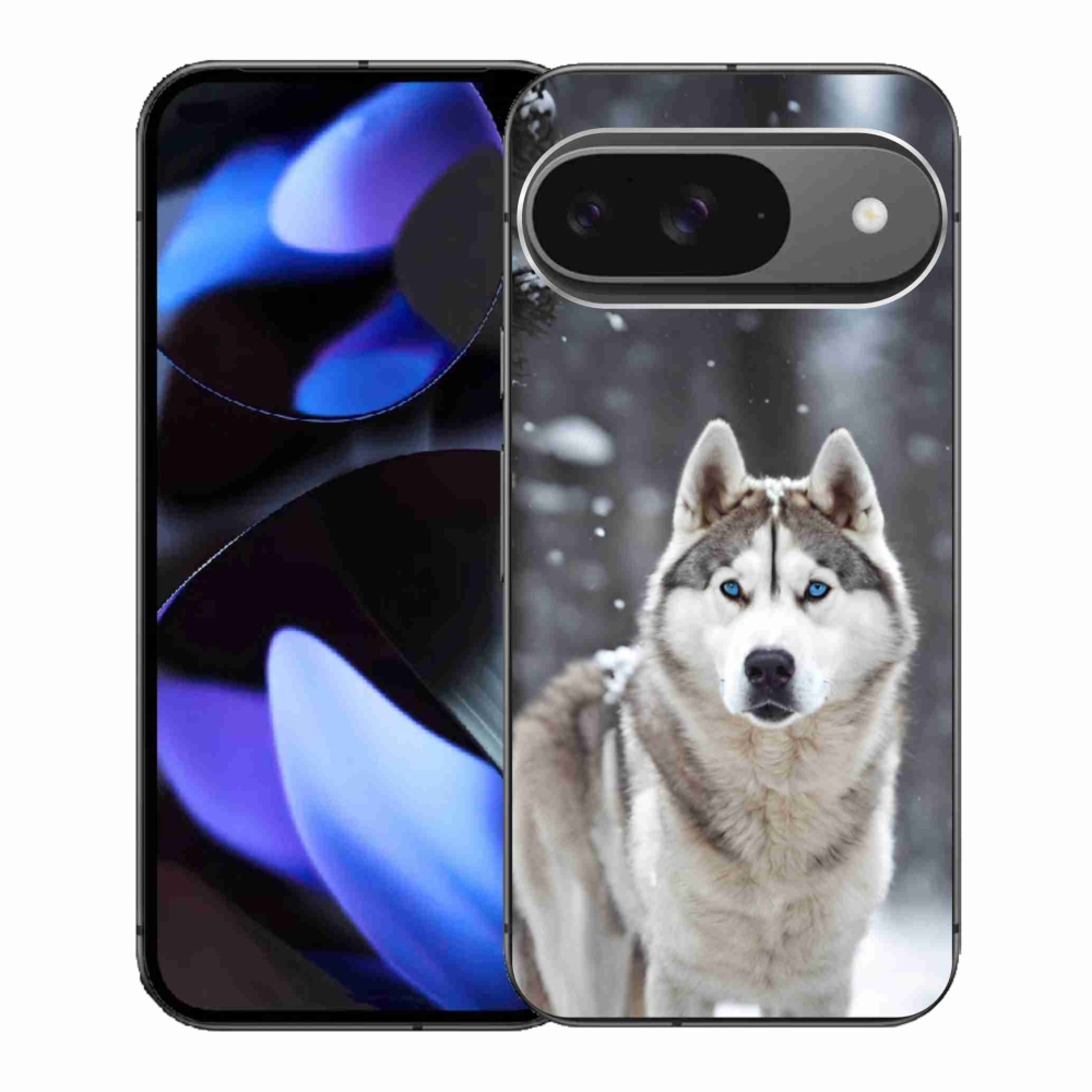 Gélový kryt mmCase na Google Pixel 9 - husky 2