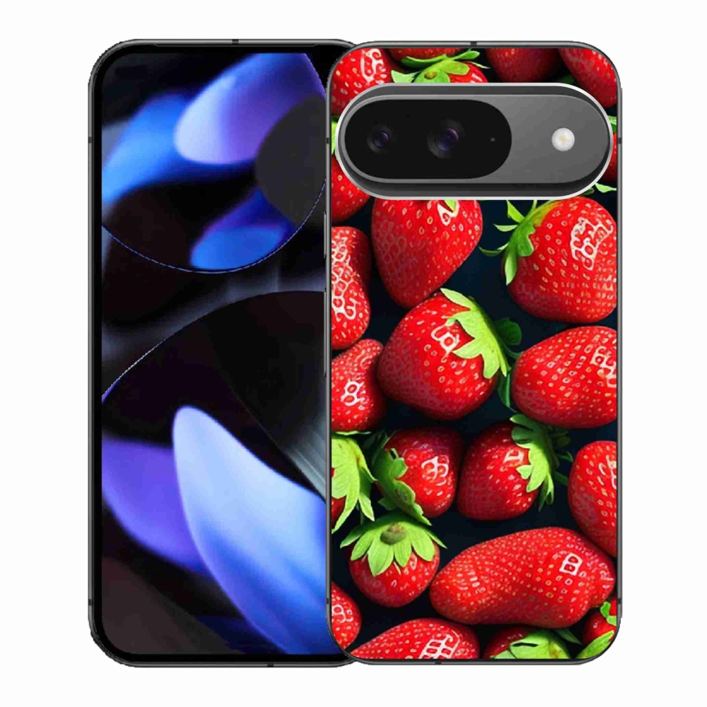 Gélový kryt mmCase na Google Pixel 9 - jahody