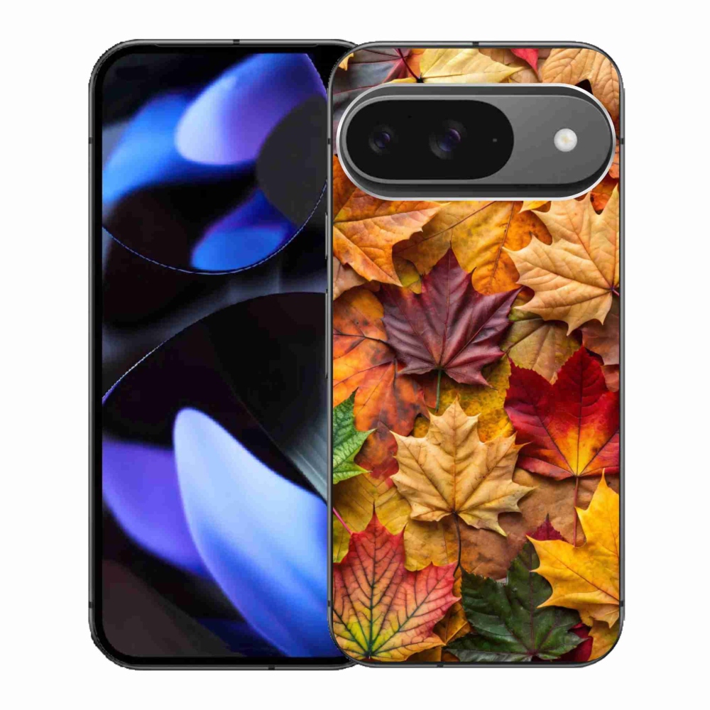 Gélový kryt mmCase na Google Pixel 9 - javorové listy 2