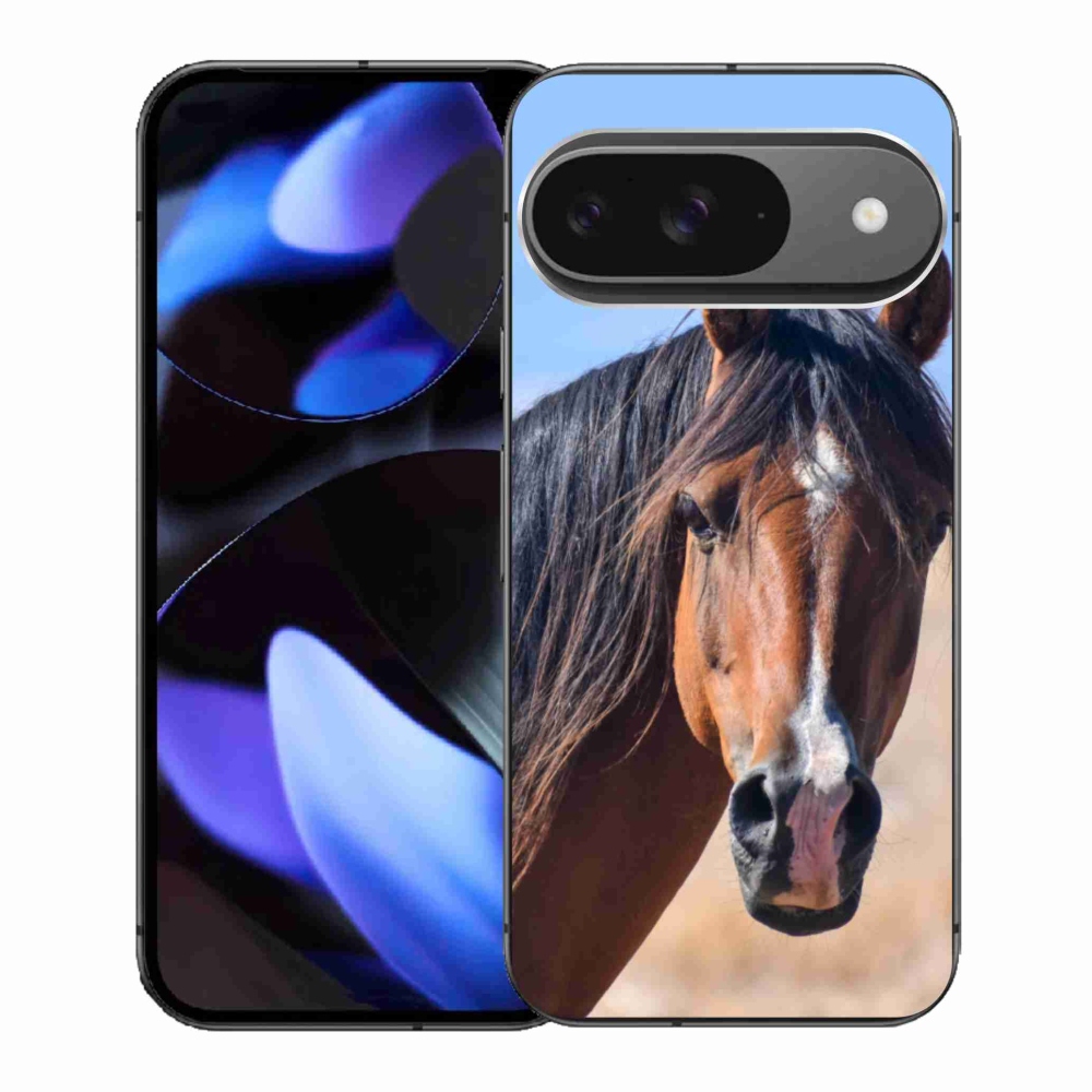 Gélový kryt mmCase na Google Pixel 9 - pokojný kôň