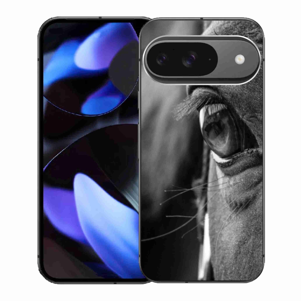 Gélový kryt mmCase na Google Pixel 9 - konský pohľad