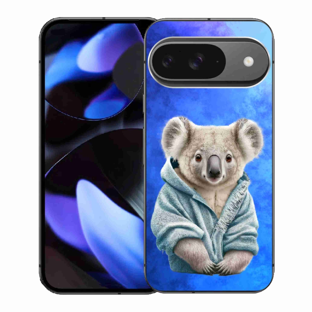 Gélový kryt mmCase na Google Pixel 9 - koala vo svetri