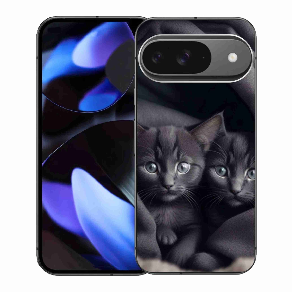 Gélový kryt mmCase na Google Pixel 9 - mačacie duo