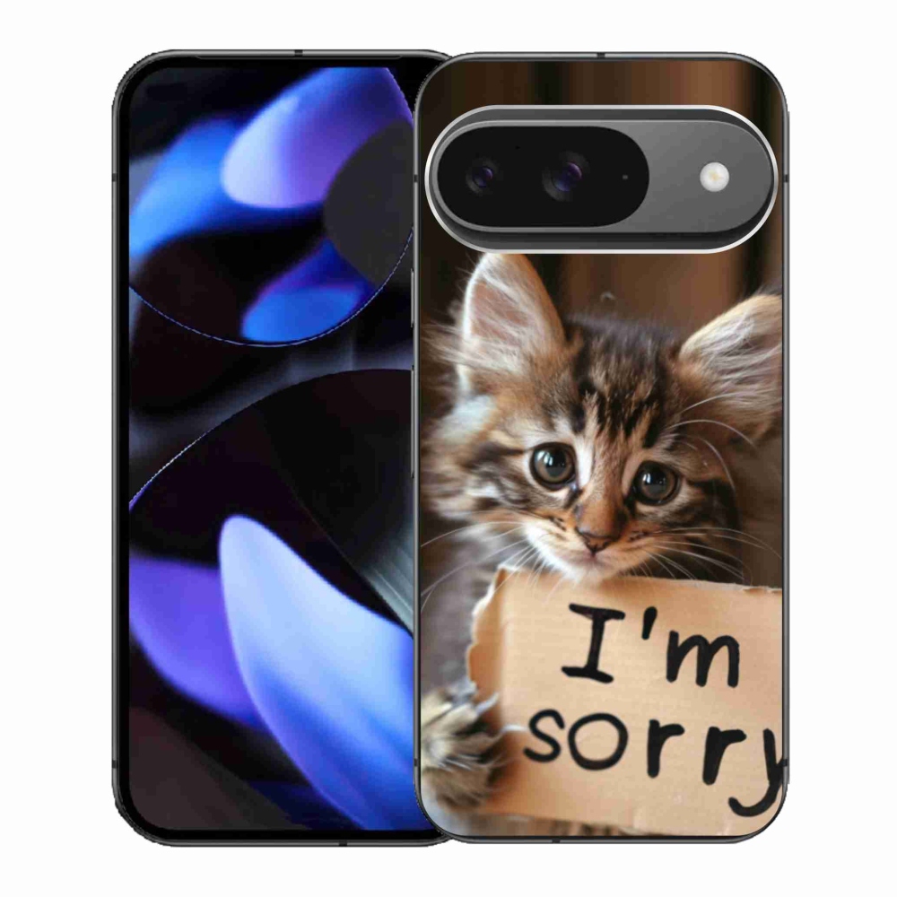 Gélový kryt mmCase na Google Pixel 9 - mačacie ospravedlnenie