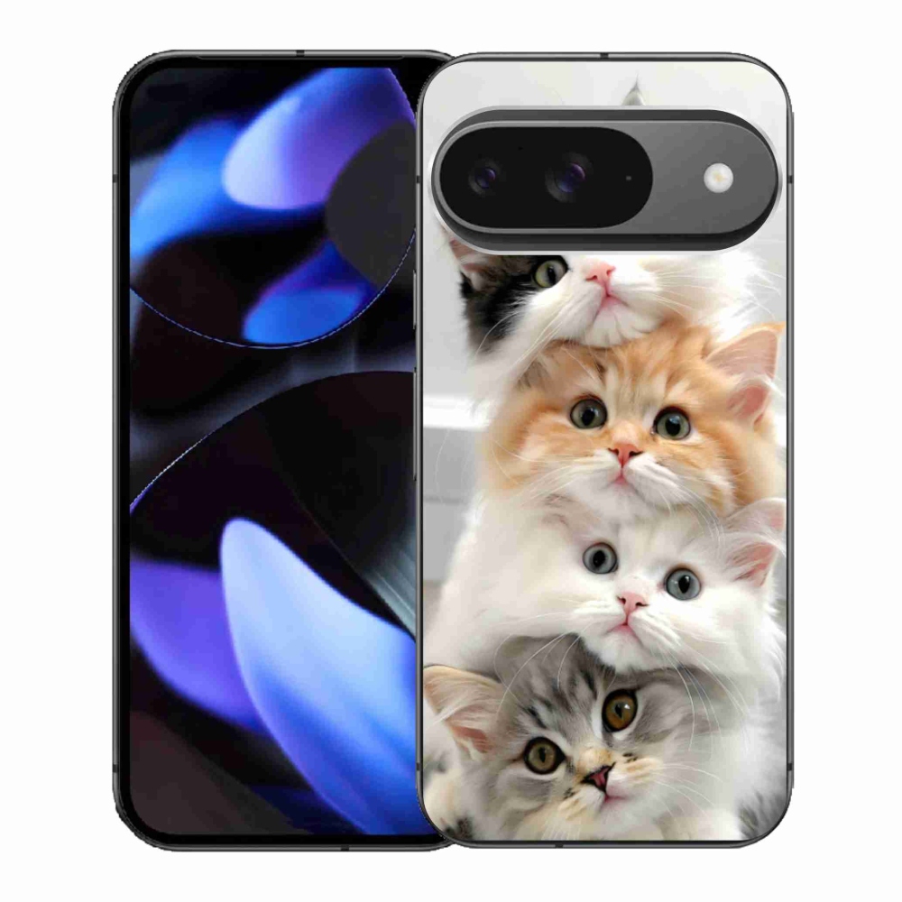 Gélový kryt mmCase na Google Pixel 9 - mačacia partia