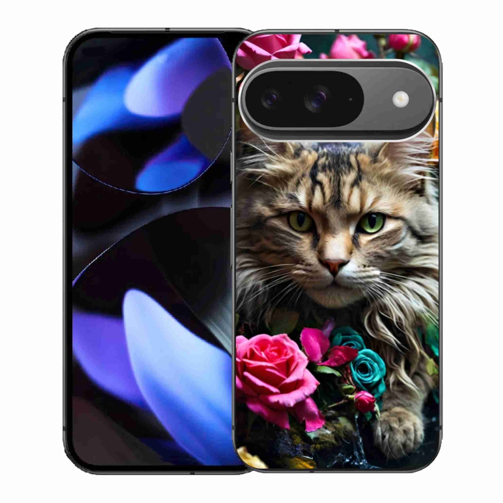 Gélový kryt mmCase na Google Pixel 9 - mačacie pohľad 2