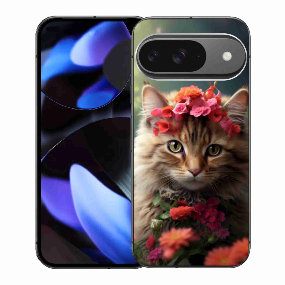 Gélový kryt mmCase na Google Pixel 9 - mačacia princezná