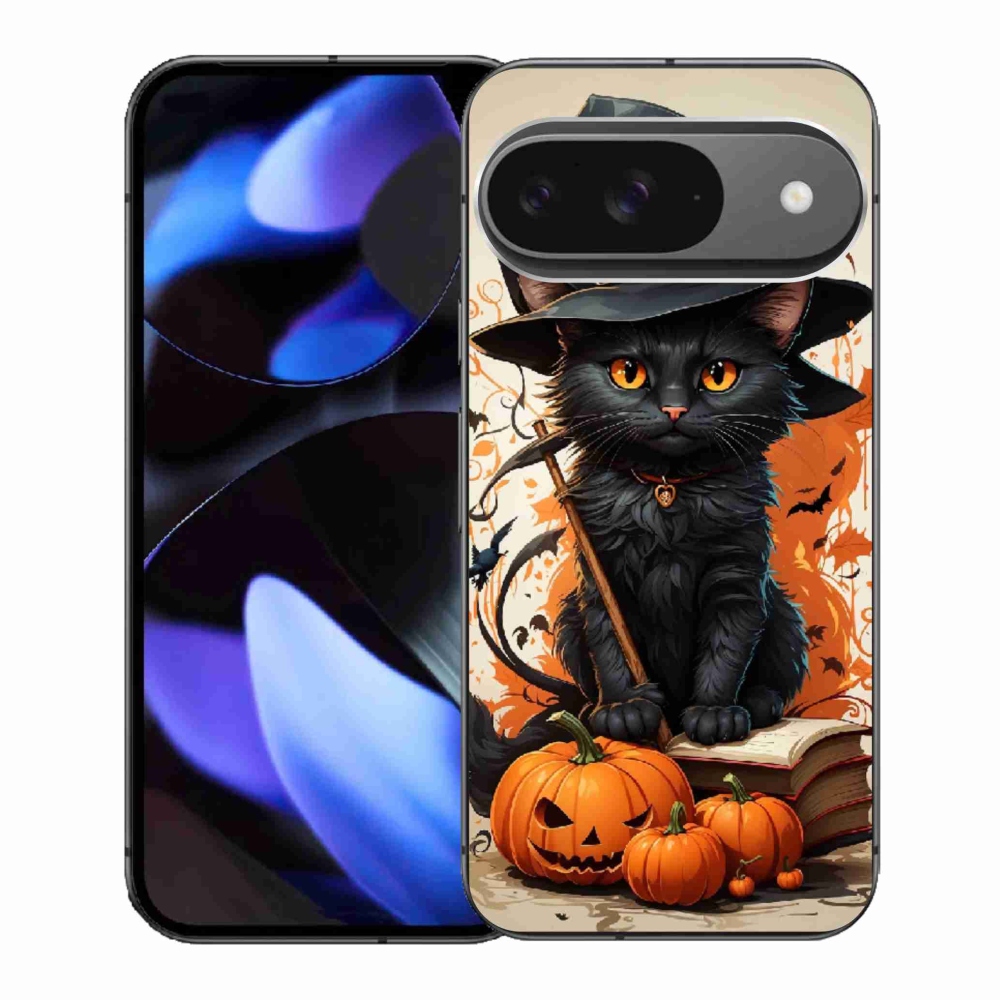 Gélový kryt mmCase na Google Pixel 9 - kocúr čarodejník
