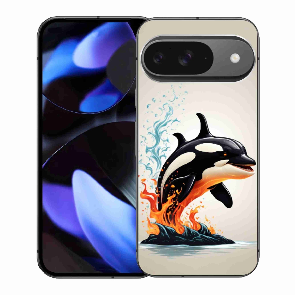 Gélový kryt mmCase na Google Pixel 9 - kosatka