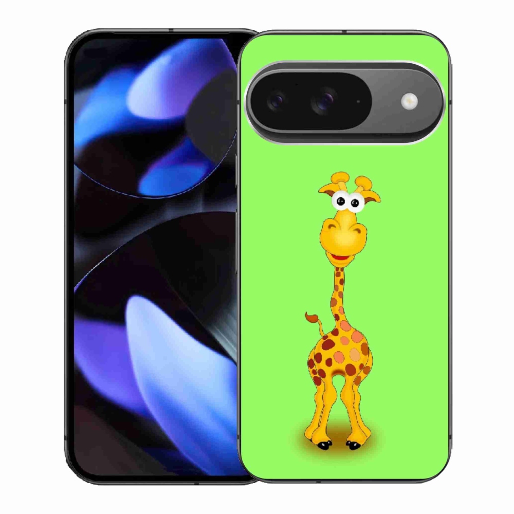 Gélový kryt mmCase na Google Pixel 9 - kreslená žirafa
