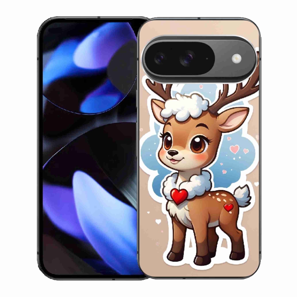 Gélový kryt mmCase na Google Pixel 9 - kreslený sob