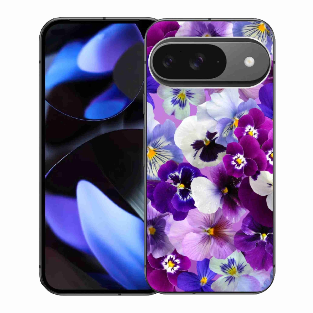 Gélový kryt mmCase na Google Pixel 9 - kvety 9