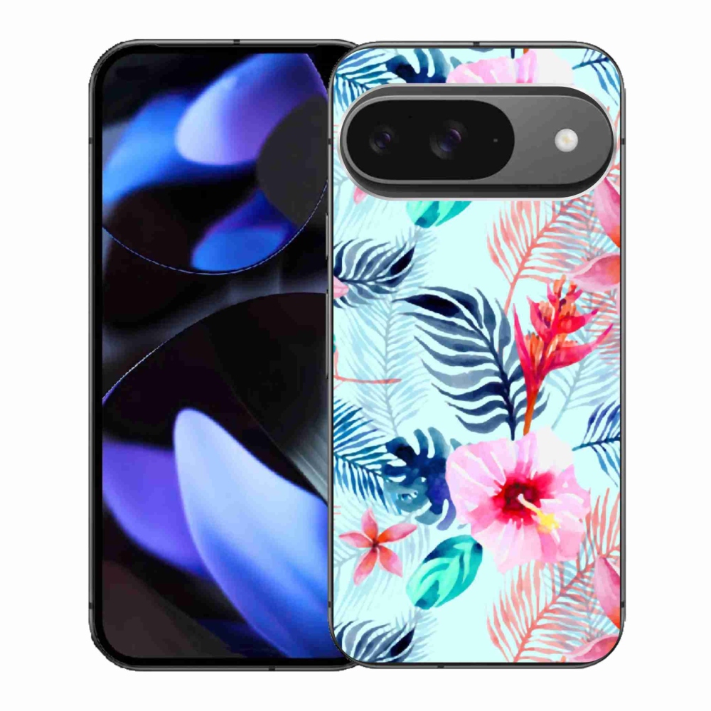 Gélový kryt mmCase na Google Pixel 9 - kvety