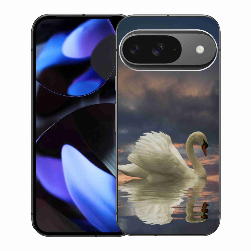 Gélový kryt mmCase na Google Pixel 9 - labuť