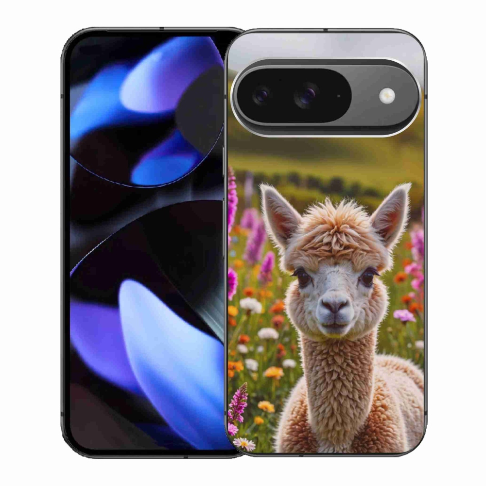 Gélový kryt mmCase na Google Pixel 9 - lama na lúke