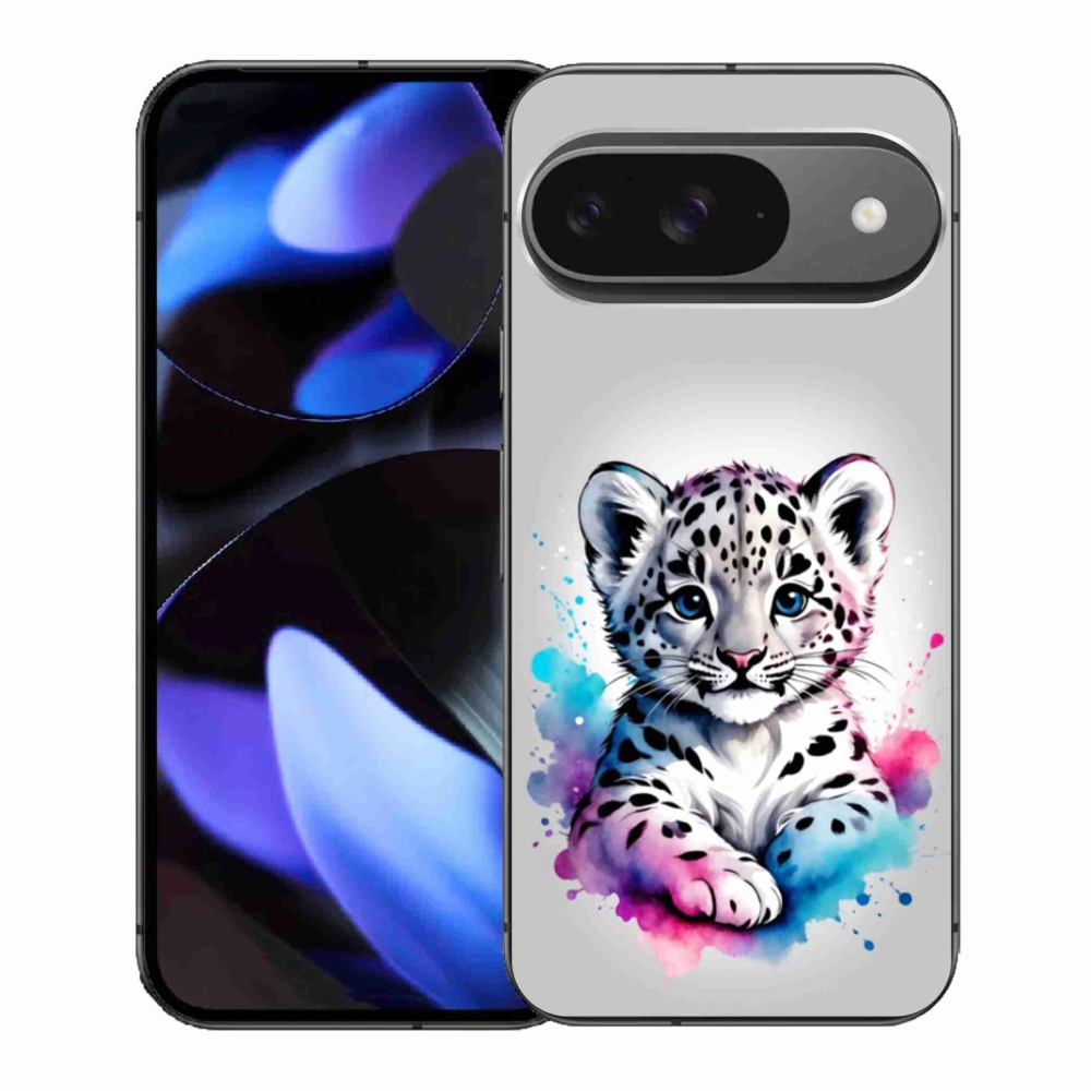 Gélový kryt mmCase na Google Pixel 9 - leopardej mláďa