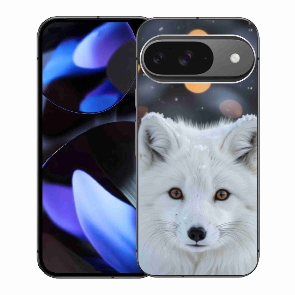 Gélový kryt mmCase na Google Pixel 9 - líška polárna