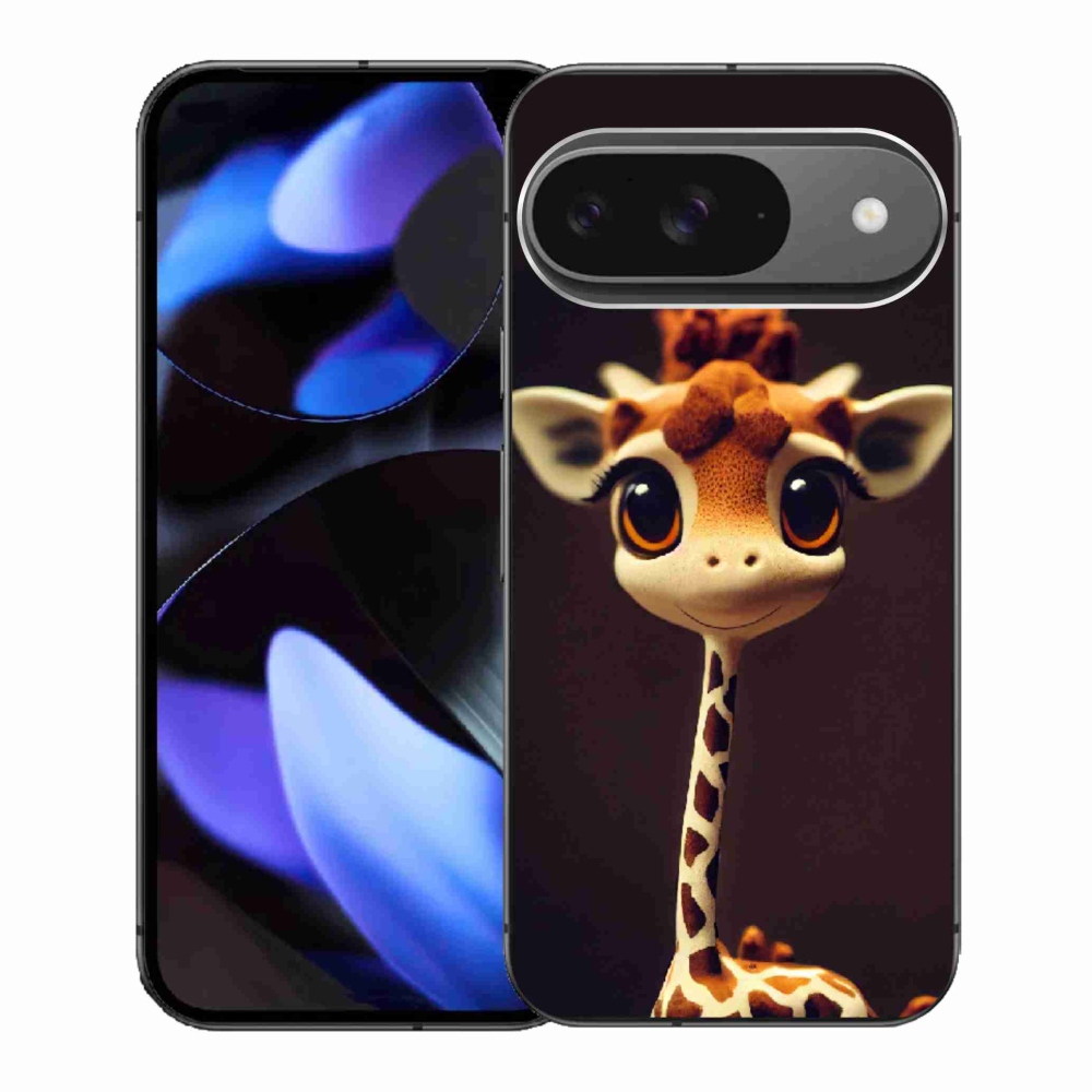 Gélový kryt mmCase na Google Pixel 9 - malá žirafa
