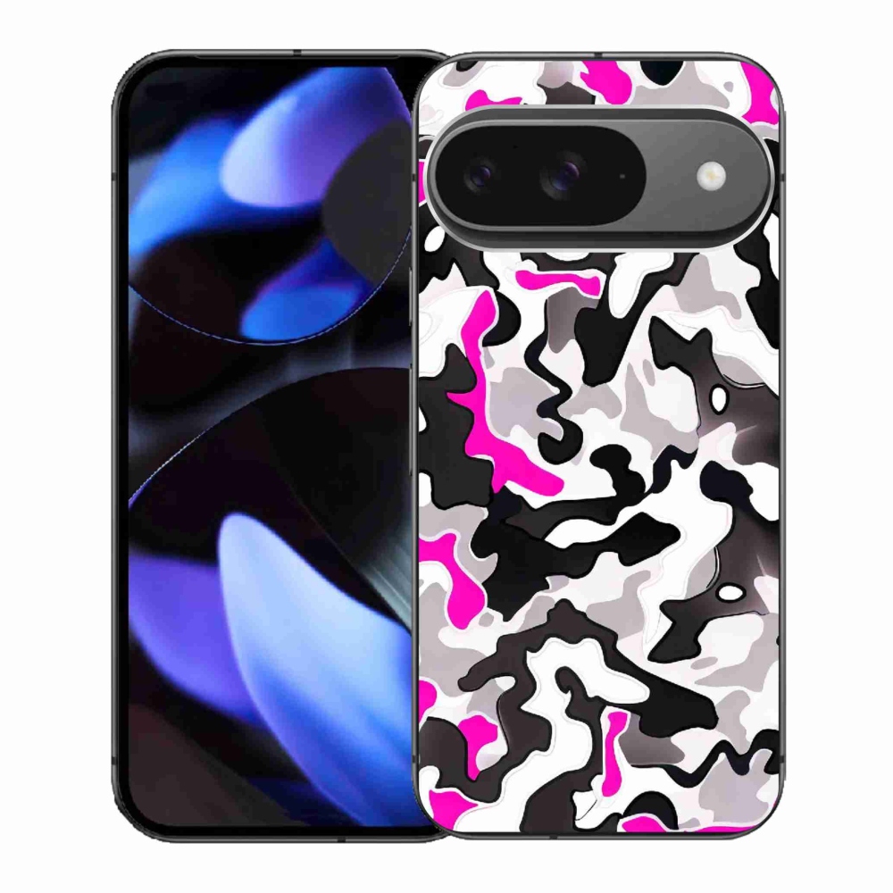 Gélový kryt mmCase na Google Pixel 9 - maskáčový vzor 5