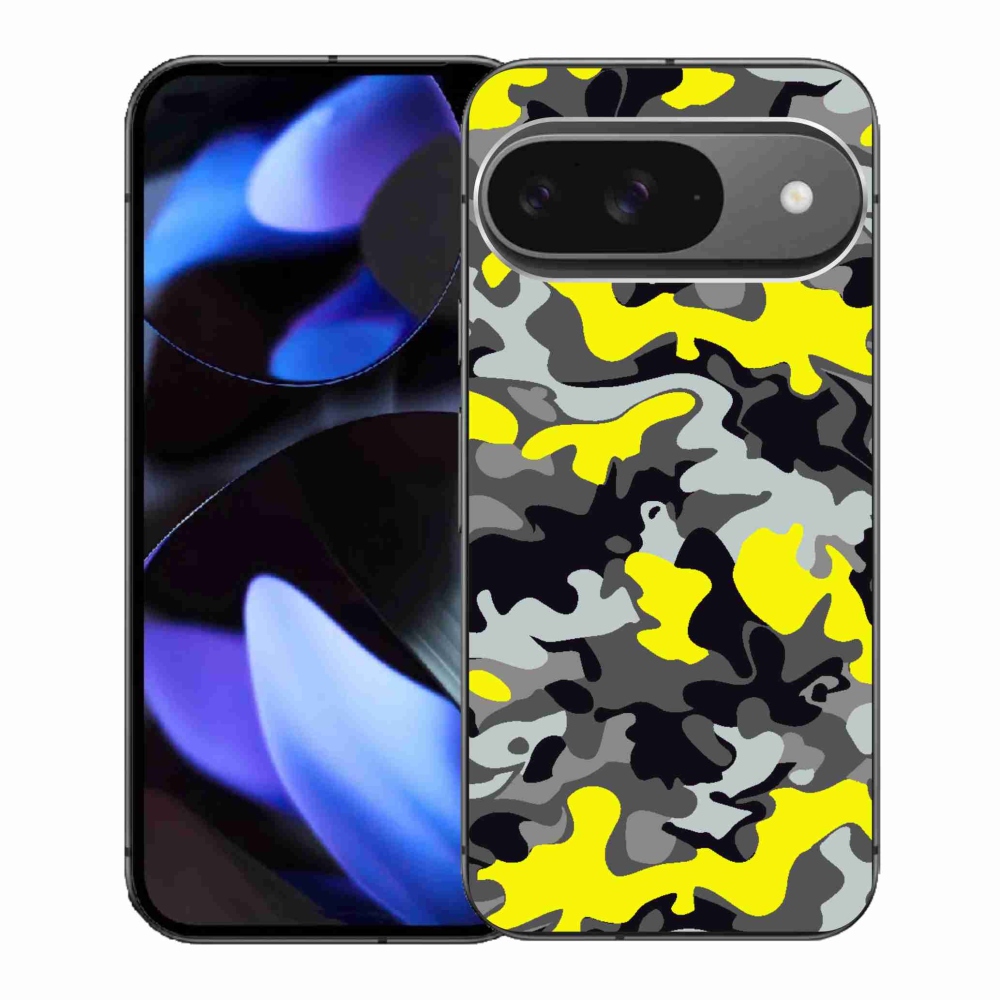 Gélový kryt mmCase na Google Pixel 9 - maskáčový vzor 6