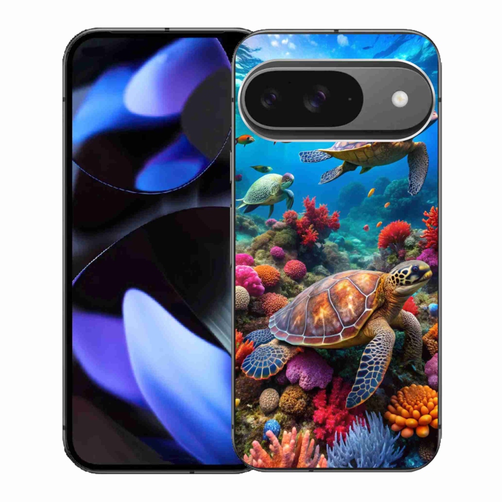 Gélový kryt mmCase na Google Pixel 9 - morský svet 2