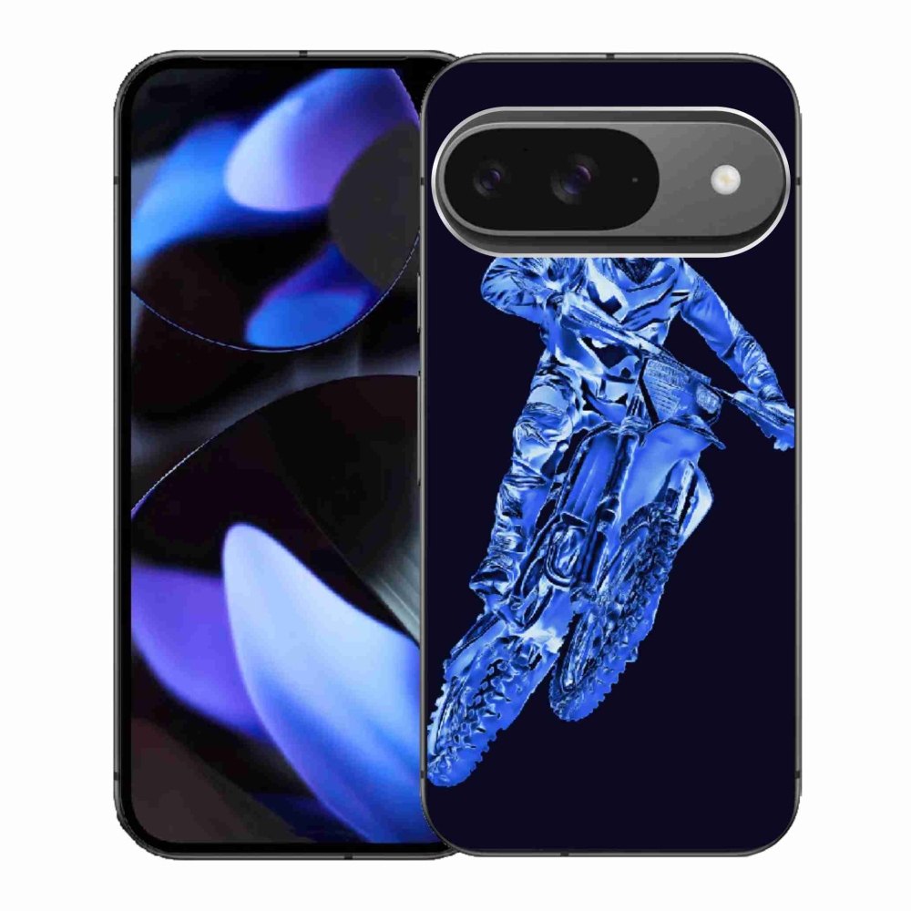 Gélový kryt mmCase na Google Pixel 9 - motocross 1