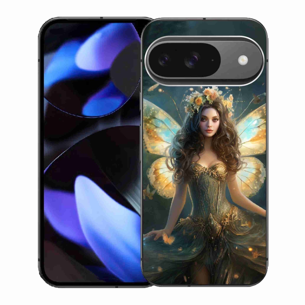 Gélový kryt mmCase na Google Pixel 9 - motýlia žena