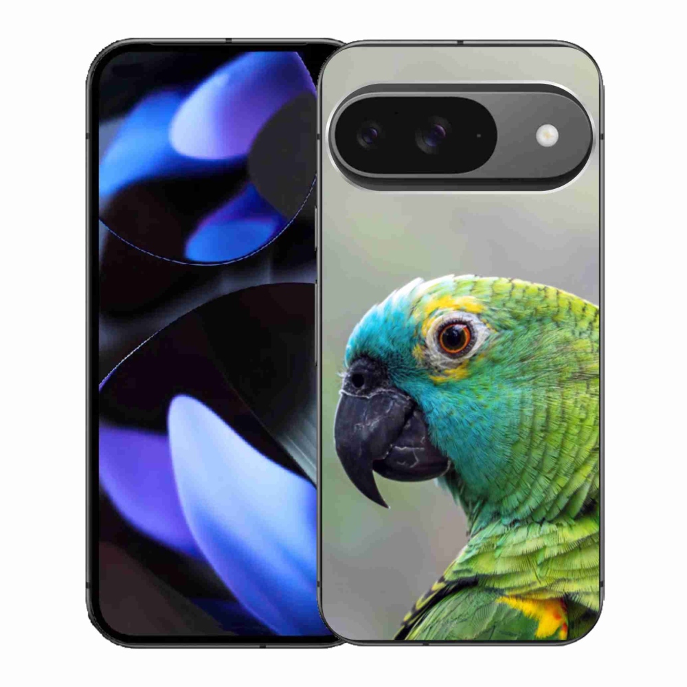 Gélový kryt mmCase na Google Pixel 9 - papagáj amazončan