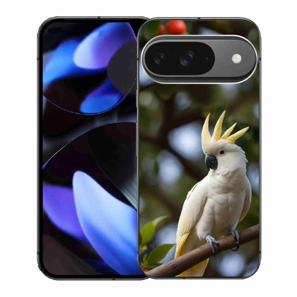 Gélový kryt mmCase na Google Pixel 9 - papagáj kakadu 3