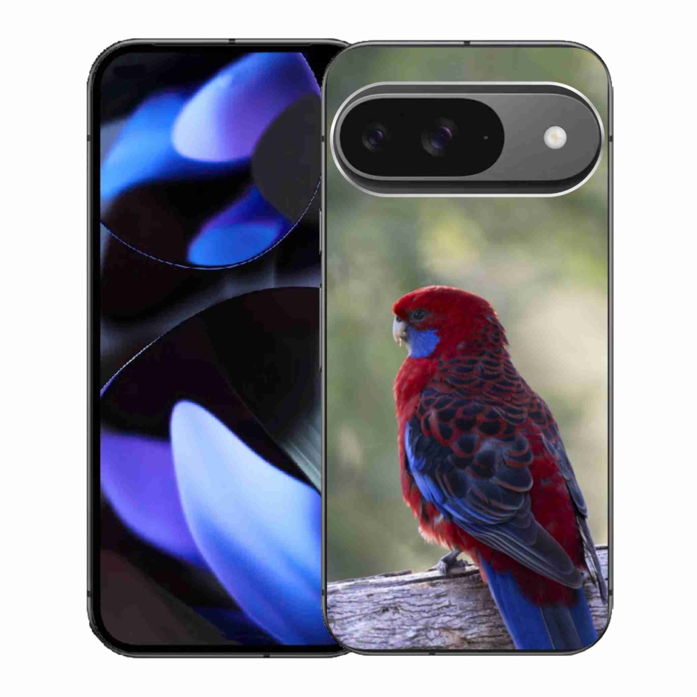 Gélový kryt mmCase na Google Pixel 9 - papagáj rosela