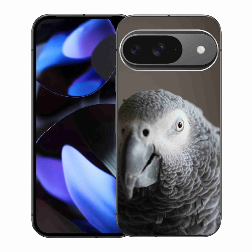 Gélový kryt mmCase na Google Pixel 9 - papagáj žako 2