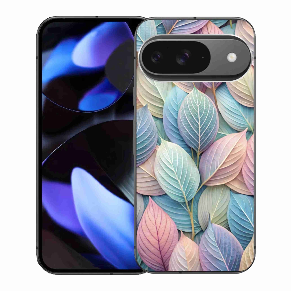 Gélový kryt mmCase na Google Pixel 9 - pastelové listy