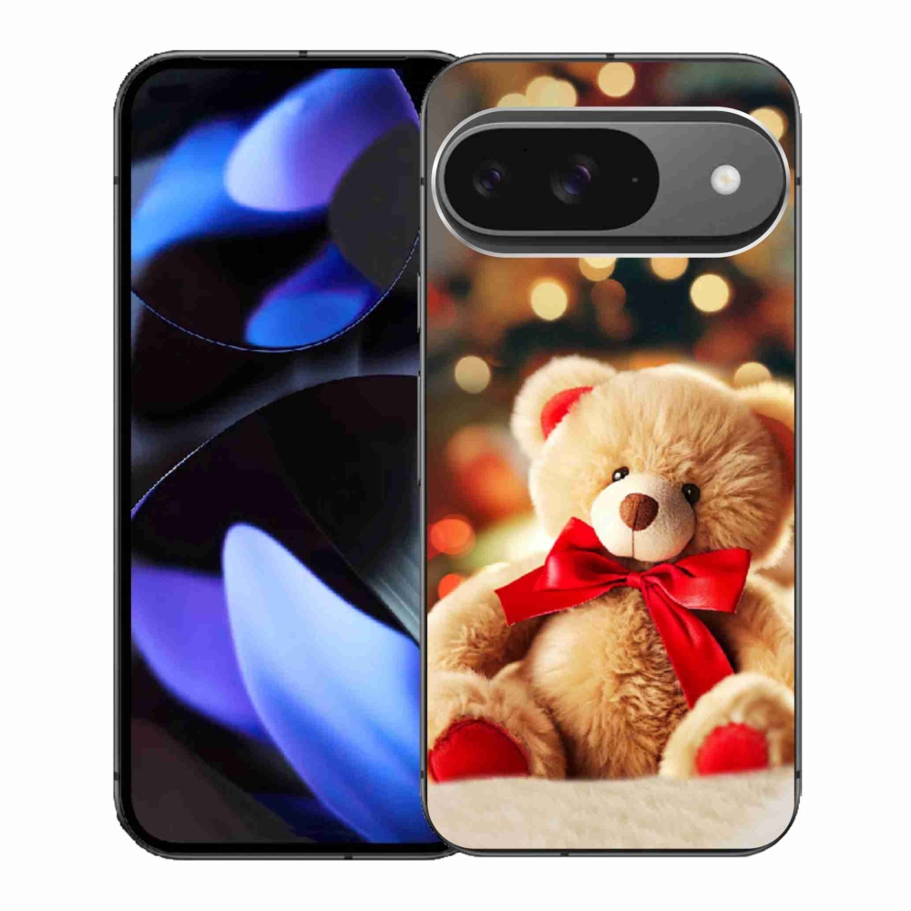 Gélový kryt mmCase na Google Pixel 9 - plyšový medvedík