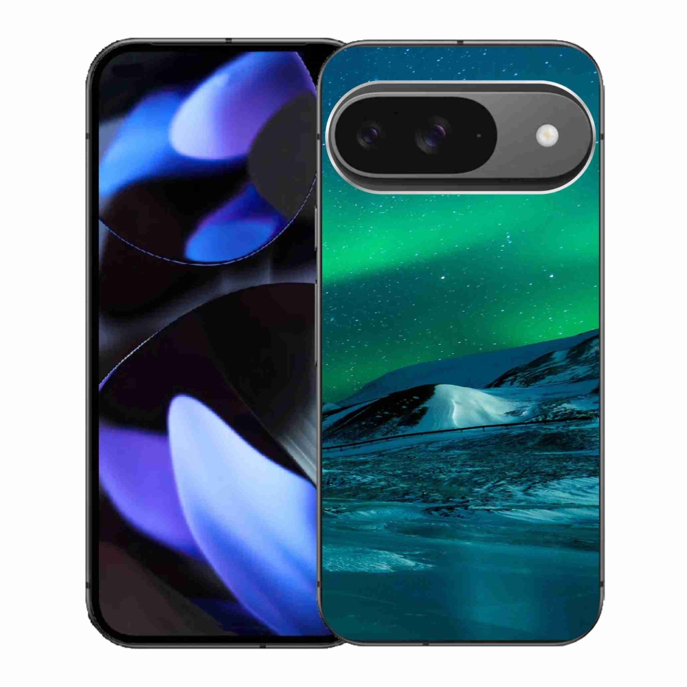 Gélový kryt mmCase na Google Pixel 9 - polárna žiara