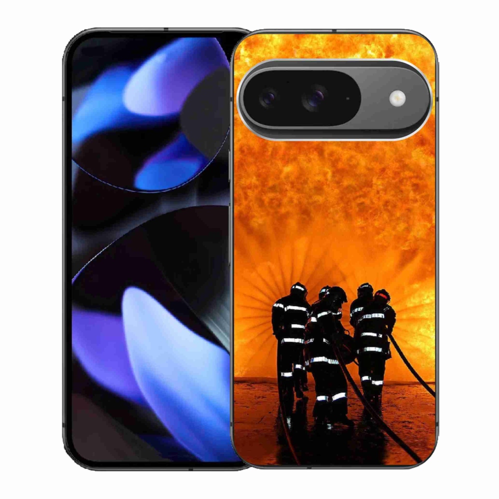 Gélový kryt mmCase na Google Pixel 9 - požiar
