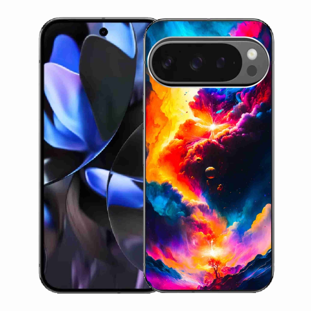 Gélový kryt mmCase na Google Pixel 9 Pro - abstraktný motív