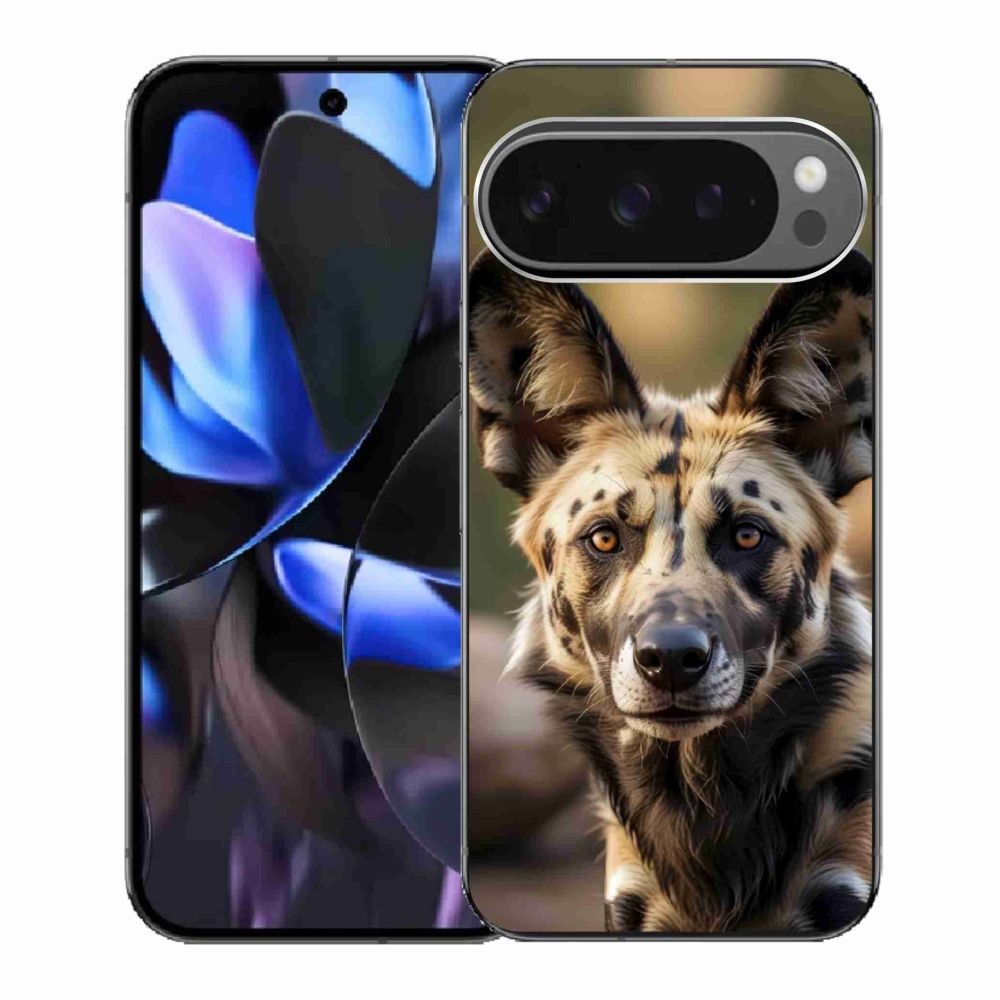 Gélový kryt mmCase na Google Pixel 9 Pro - africký divoký pes