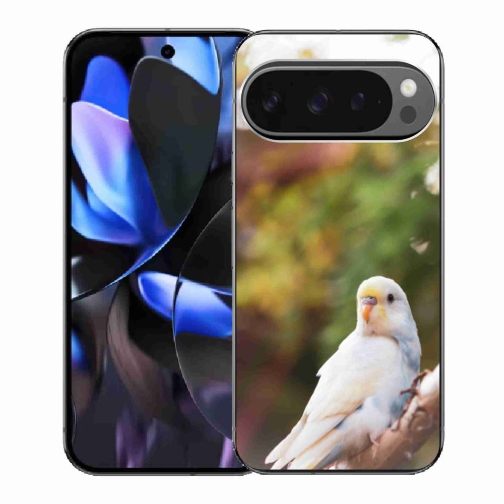 Gélový kryt mmCase na Google Pixel 9 Pro - andulka biela