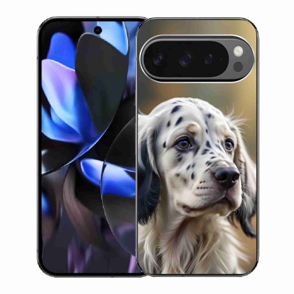 Gélový kryt mmCase na Google Pixel 9 Pro - anglický seter
