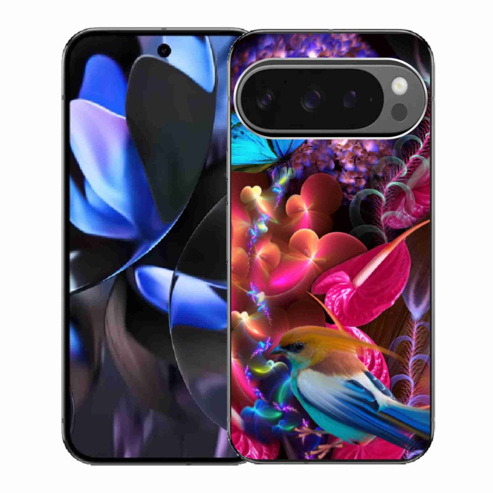 Gélový kryt mmCase na Google Pixel 9 Pro - farebné kvety