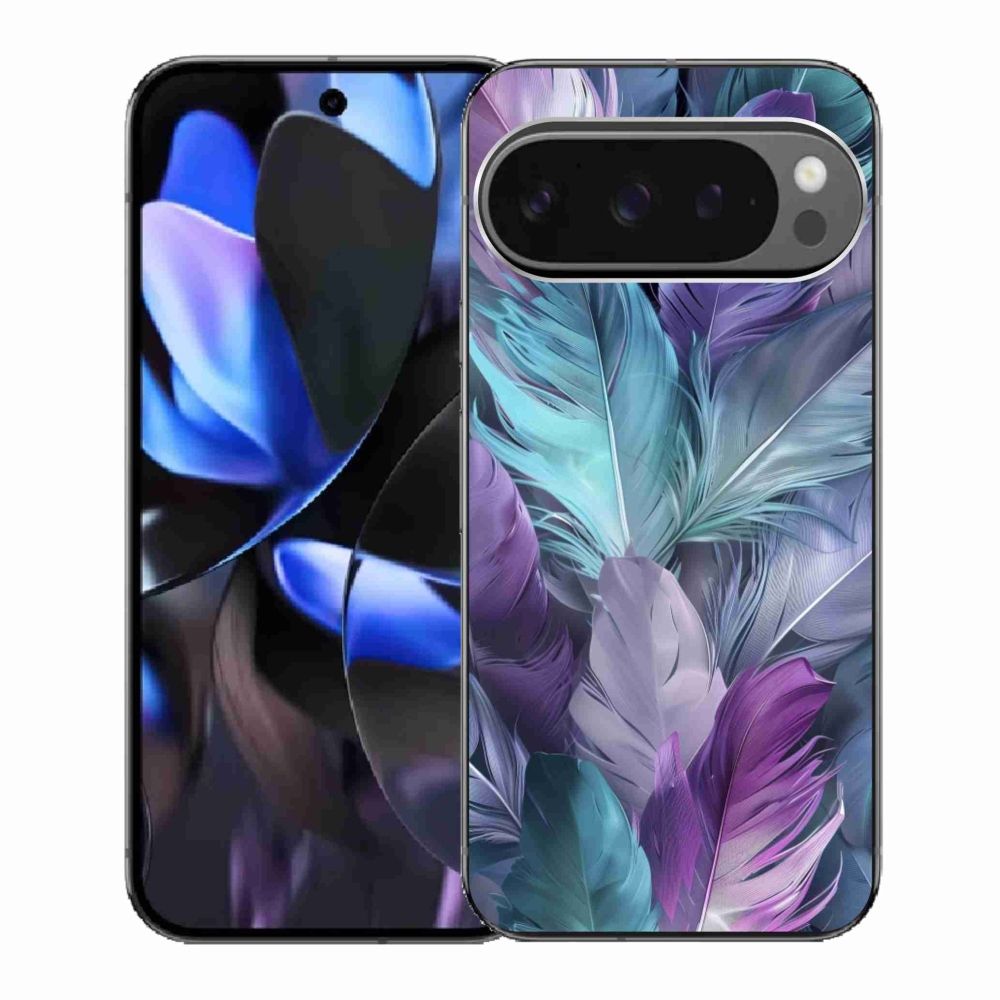 Gélový kryt mmCase na Google Pixel 9 Pro - farebné perie 2