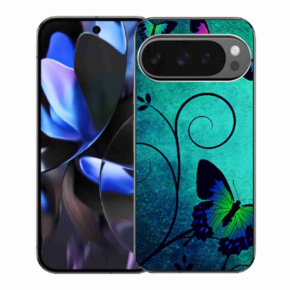 Gélový kryt mmCase na Google Pixel 9 Pro - farební motýle