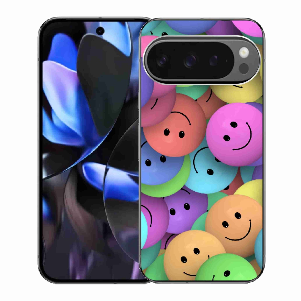Gélový kryt mmCase na Google Pixel 9 Pro - farební smajlíci